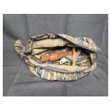 Pouch With Duck Calls and Climbing Steps