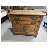 Antique Oak Washstand
