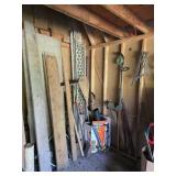 Contents of Rear Garage Corner