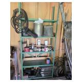 Metal Shelf w/ Contents
