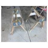 Small Wooden Sawhorses