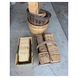 Wooden Baskets & Quarts