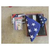 American Flags & Shadow Box