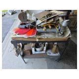 Metal Cart w/ Misc Tools