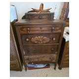 Antique Chest of Drawers w/ US Navy Logo