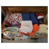Box of Crochet Items