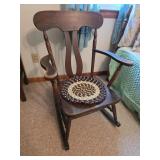 Vintage Wooden Rocking Chair