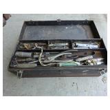 Metal Portable Toolbox w/ Tools