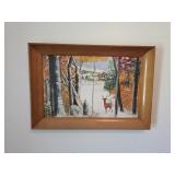 Framed Hogies '59 Painting