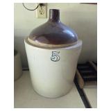 5 Gal Stoneware Jug