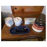 Soup Mugs, Tins, Fiesta Tray