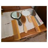 Vintage Mirrors, Combs & Brush