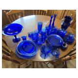 Blue Glassware