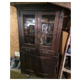 Vintage China Cabinet w/ Contents