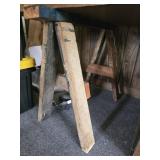 Wooden Saw Horses, Set of 2