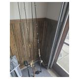 Fishing Poles, Set of 4