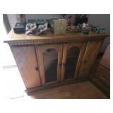 Wood Storage Cabinet