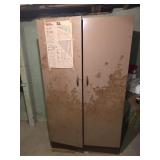 Metal Cabinet w/ Contents