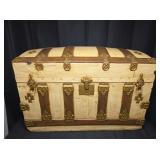 Vintage Dome Top Cedar Lined Trunk