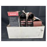 Sandpaper and Kwikset Hall & Closet