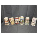Budweiser & Coors Beer Steins