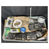 Container of Electrical Boxes & Breakers