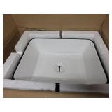 Small Bathroom Sink w/ Faucet & Drain