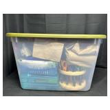 Bin of Miscellaneous Craft Supplies