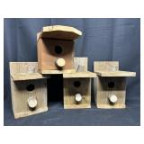 Wooden Bird Houses