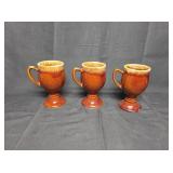 Vintage Hull Brown Drip Mugs
