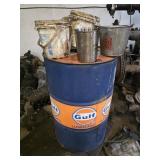 Gulf Lubricant Barrel (Full)