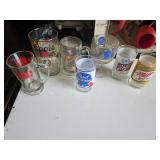 Vintage Beer Glasses and Mugs Set of 7
