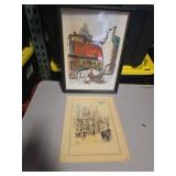 Prints: Auberge St-Gabriel and Il Duomo Milano