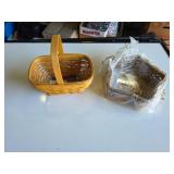 Longaberger Basket Pair Little Star and Classic