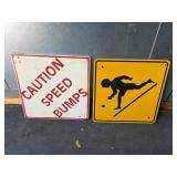 Metal / Wood Traffic Signs 24 x 24 Inches
