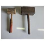 Wood Mallets with Wooden Handles
