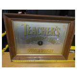 Teacher's Highland Cream Scotch Whisky Mirror Sign