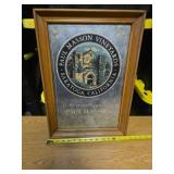 Paul Masson Vineyards Saratoga Framed Mirror Sign