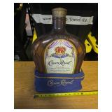 Crown Royal Large Glass Bottle Store Display