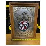 Beck's German Import Beer Mirror Sign