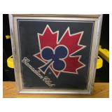 Canadian Club Bar Sign with Framed Mirror