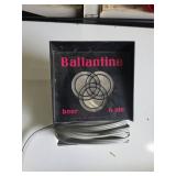 Ballantine Beer & Ale Lighted Wall Sign