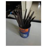 Metal Needle Files in Tin Can