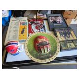 Sports Memorabilia Lot: NFL, NBA, NHL Items