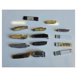 Pocket Knives and Flat Bottle Openers Lot