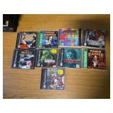 PlayStation 1 Game Lot, Assorted Titles, 9 Discs