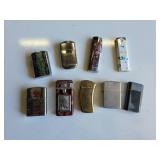 10 Metal and Plastic Lighters