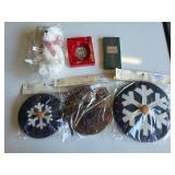 Basket Accessories, Ornaments, Plush Bear Lot