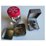 Watch in Box, Various Jewelry and Accessories
