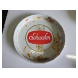 Schaefer Beer Metal Advertising Tray 13 Inch